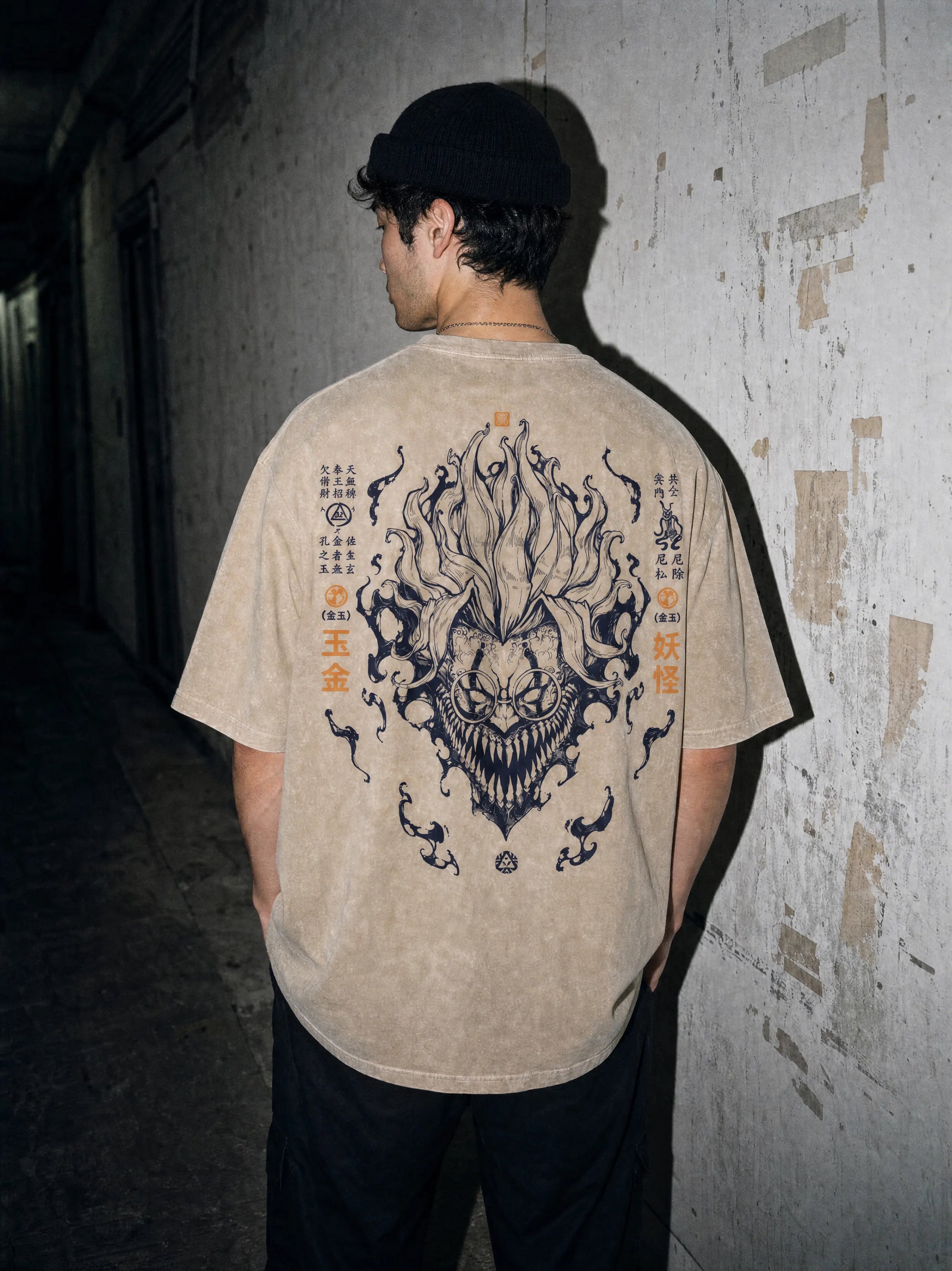 DDD ✦ Oni Rebirth Vintage Tee PDP