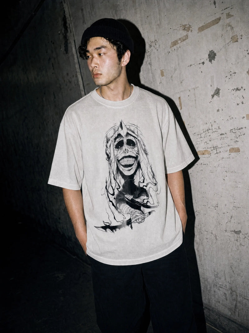 Shadow Monarch Vintage Tee - Solo Leveling-inspired design by Torazen