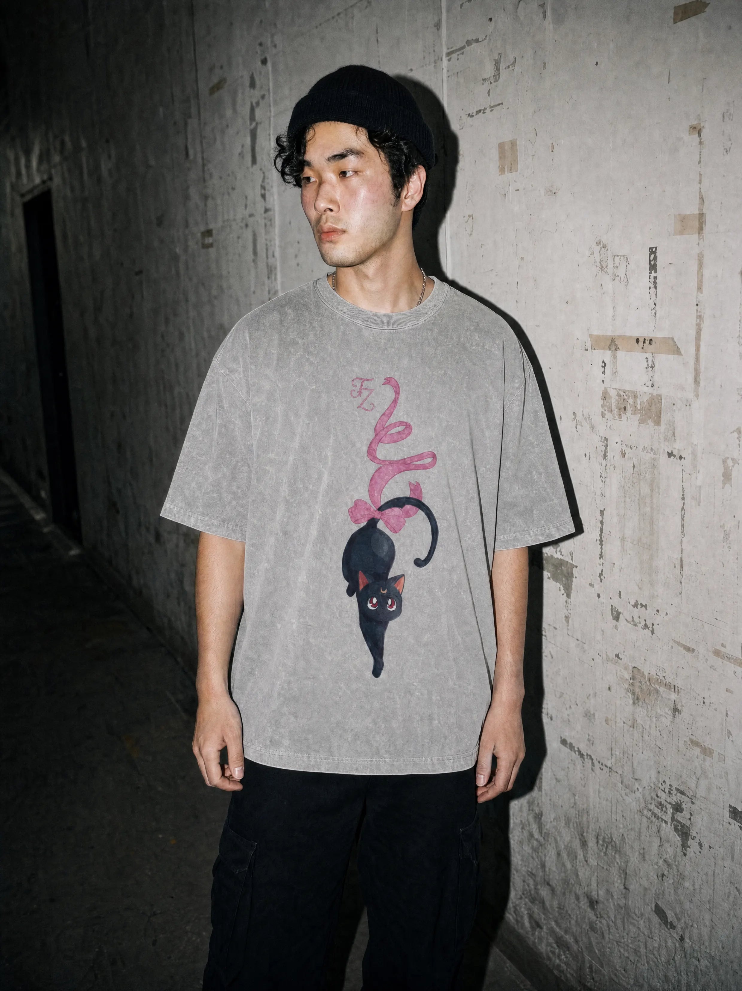 S-MOON ✦ Night Guardian Vintage Tee PDP