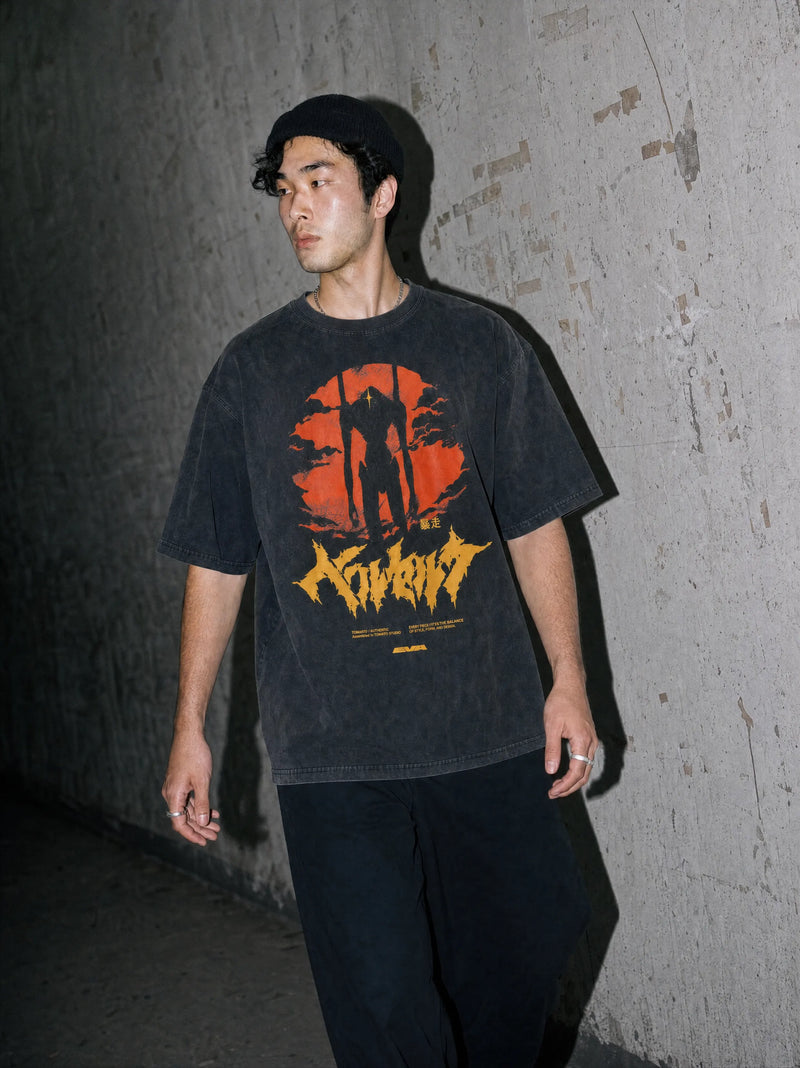 Eclipse Unit Vintage Tee - Evangelion-inspired design by Torazen