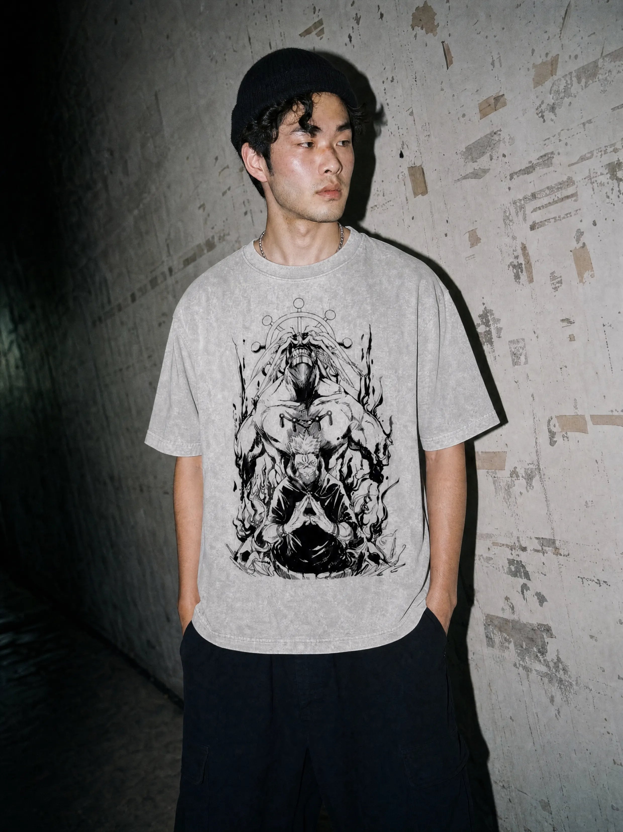 JJK ✦ Four-Armed Tyrant Dominion Vintage Tee PDP