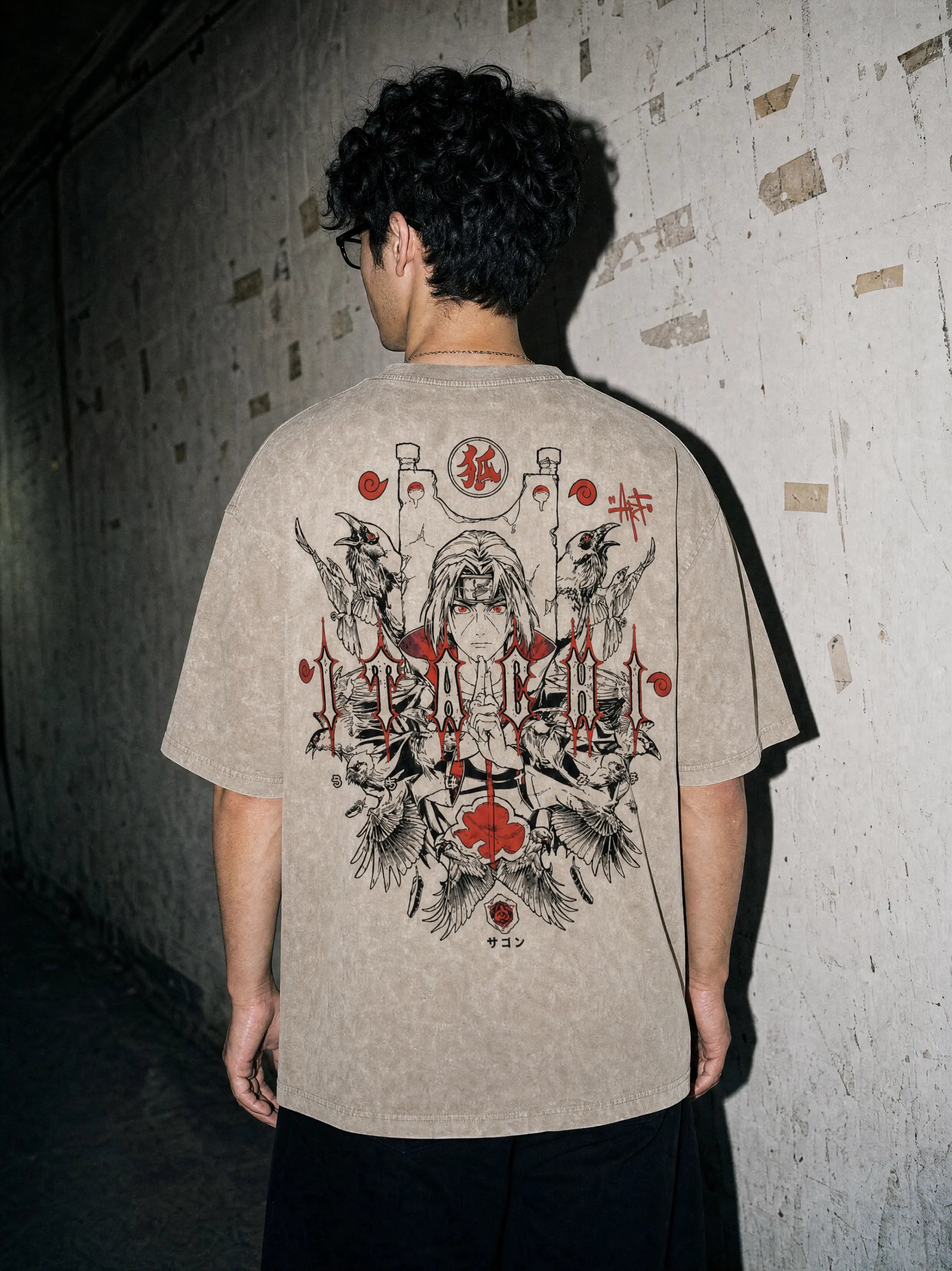 NRTO ✦ Amaterasu Red Eye Vintage Tee PDP