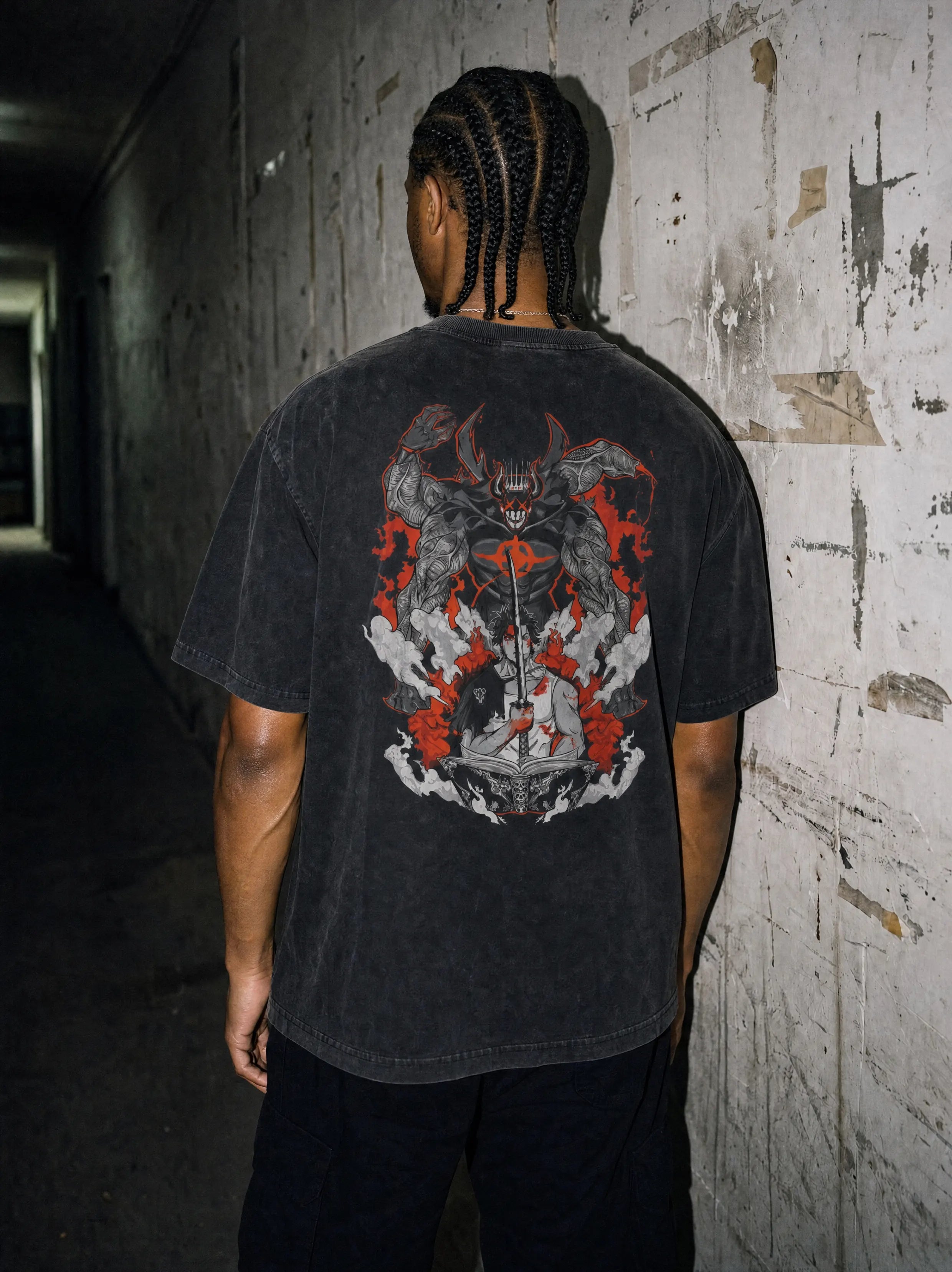 BLK-CLV ✦ Yami Dark Dimension Vintage Tee PDP