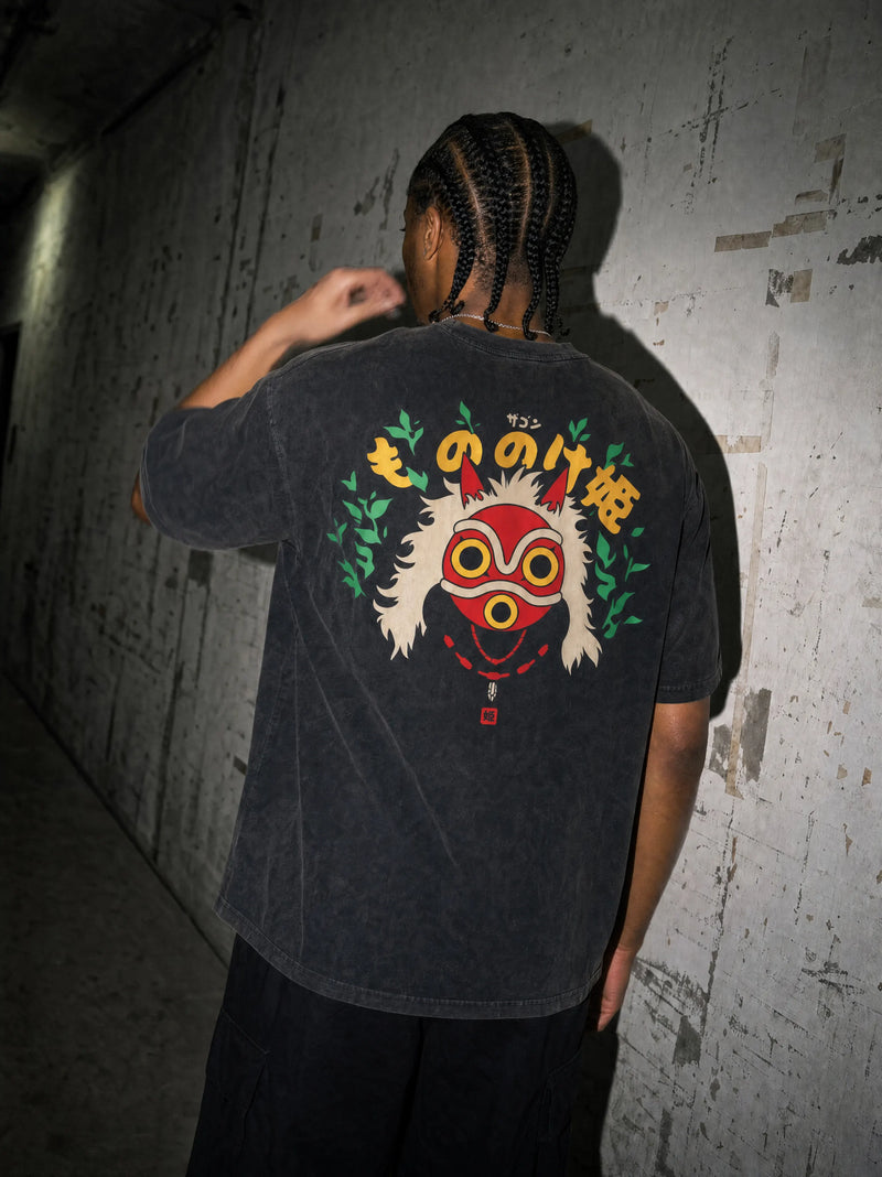 Forest Guardian Vintage Tee - Studio Ghibli-inspired design by Torazen
