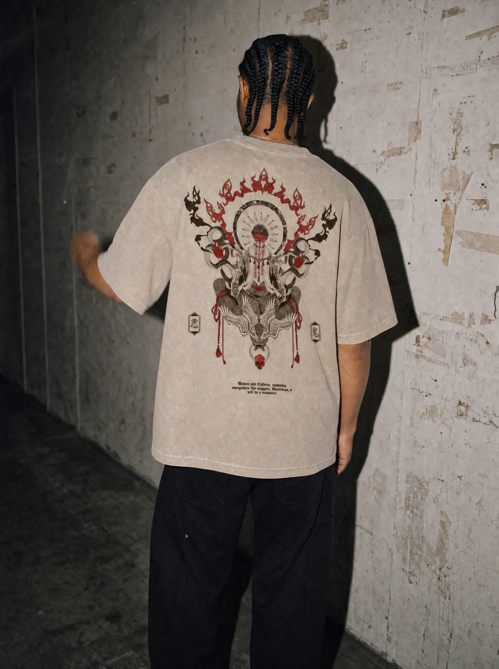 JJK ✦ Blood Crown Vintage Tee PDP