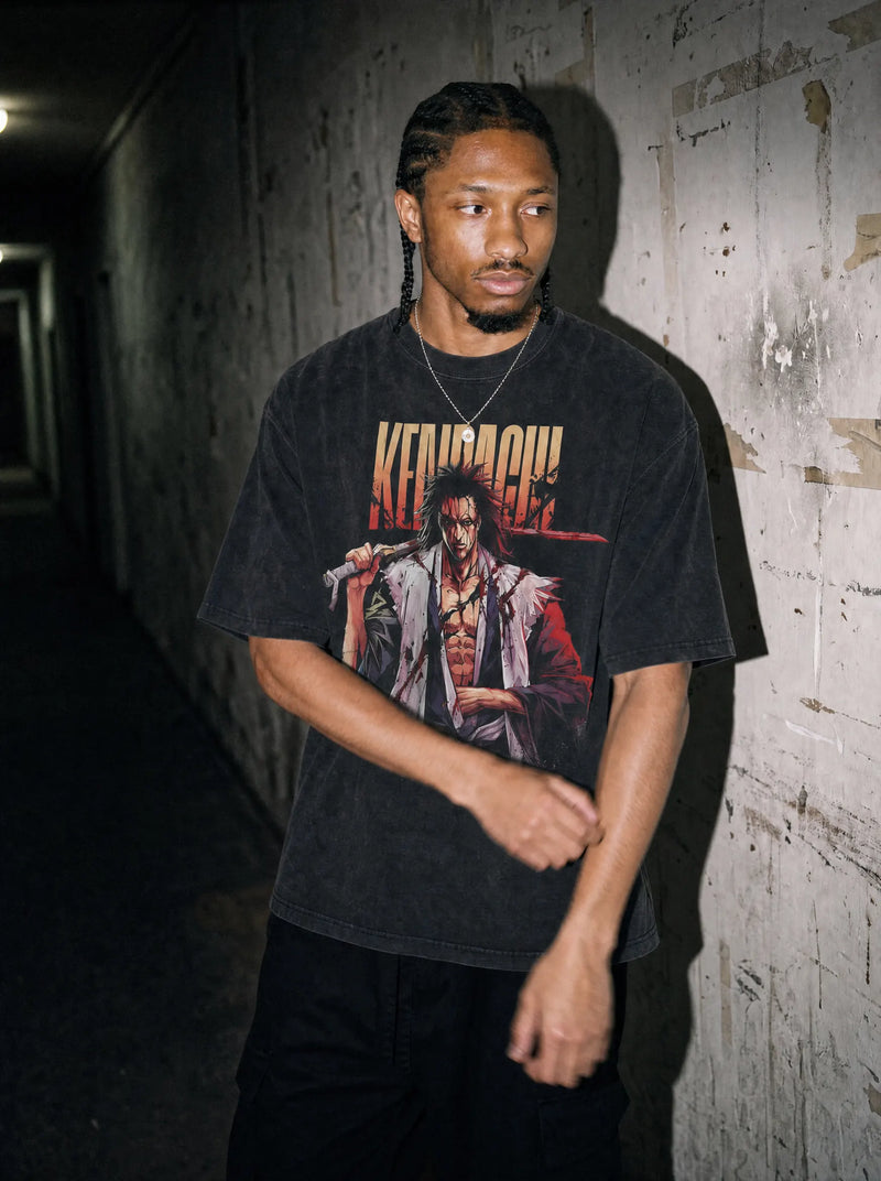 Battle Fury Vintage Tee - Bleach-inspired design by Torazen