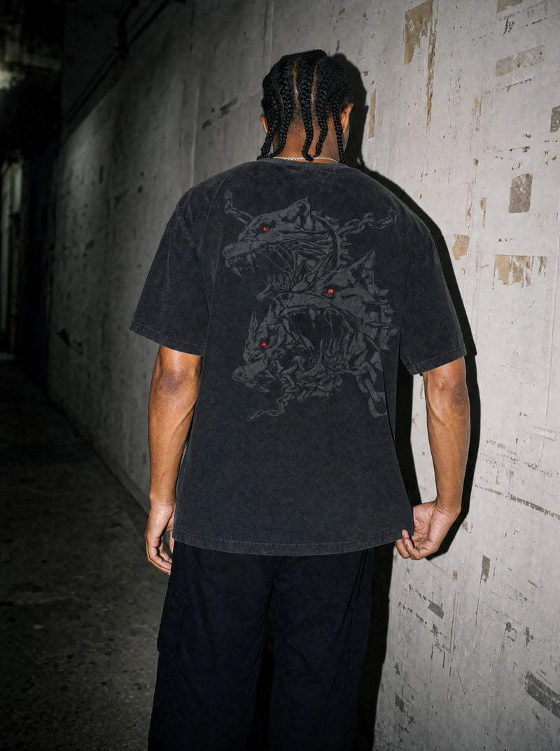 Shadow Hound Vintage Tee - Jujutsu Kaisen-inspired design by Torazen