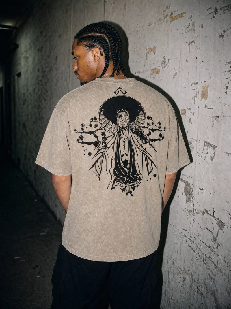 Shunsui Shinigami Vintage Tee - Bleach-inspired design by Torazen
