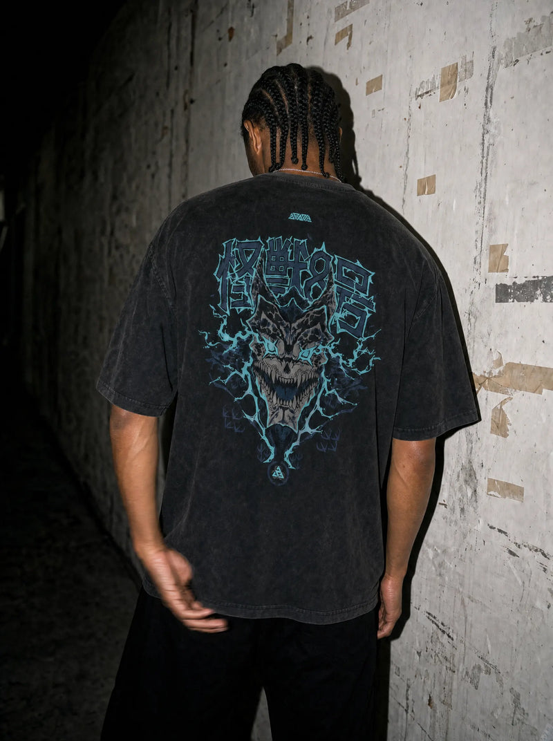 Honju's Wrath Vintage Tee - Kaiju No 8-inspired design by Torazen