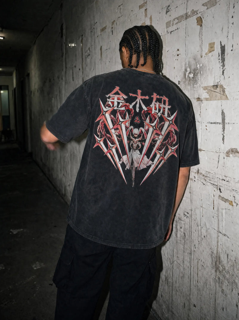 One-Eyed Ghoul Kagune King 2-Sided Vintage Tee - Tokyo Ghoul-inspired design by Torazen