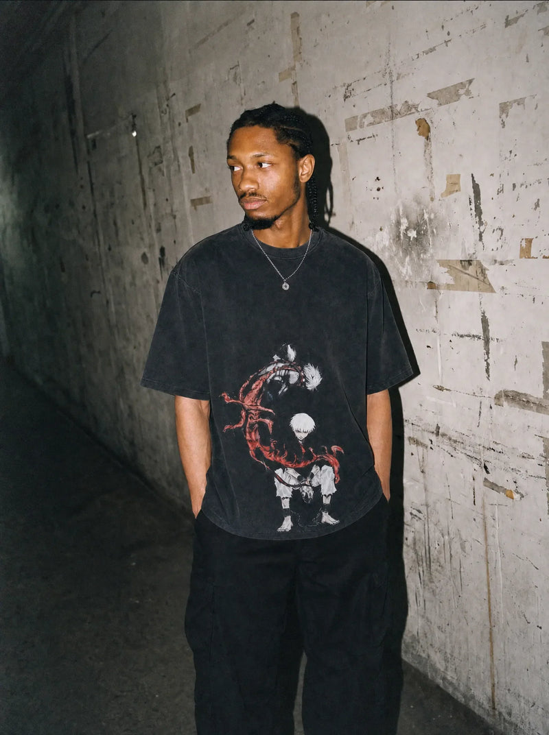 One-Eyed King One-Eyed Ghoul Vintage Tee - Tokyo Ghoul-inspired design by Torazen