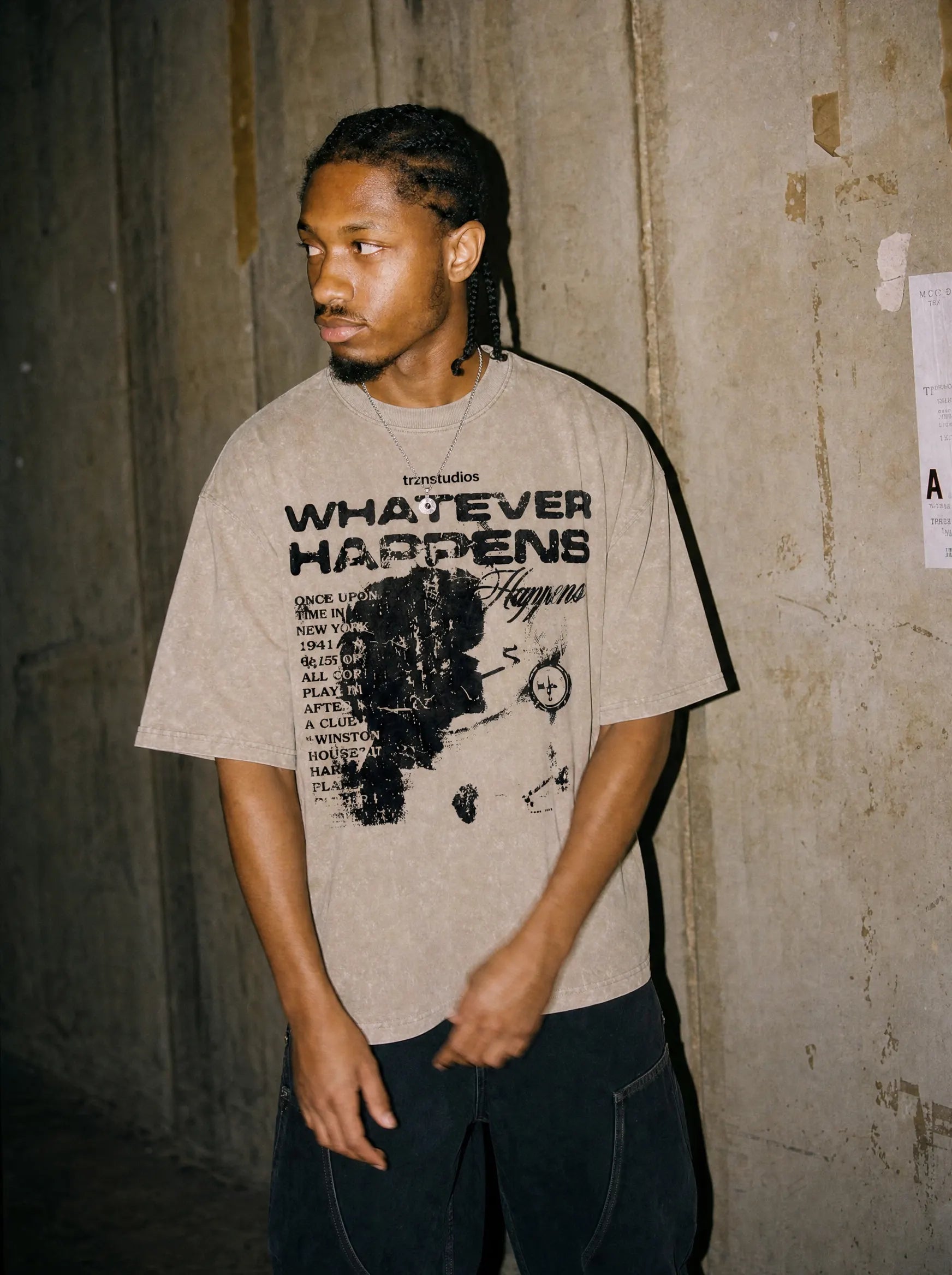 CB-BEBOP ✦ Cowboy Bebop 'Happens' Vintage Tee PDP