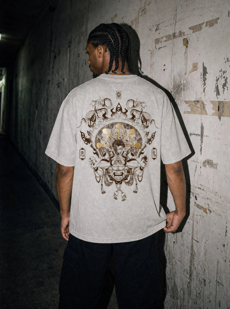 King Cursed Vintage Tee - Jujutsu Kaisen-inspired design by Torazen