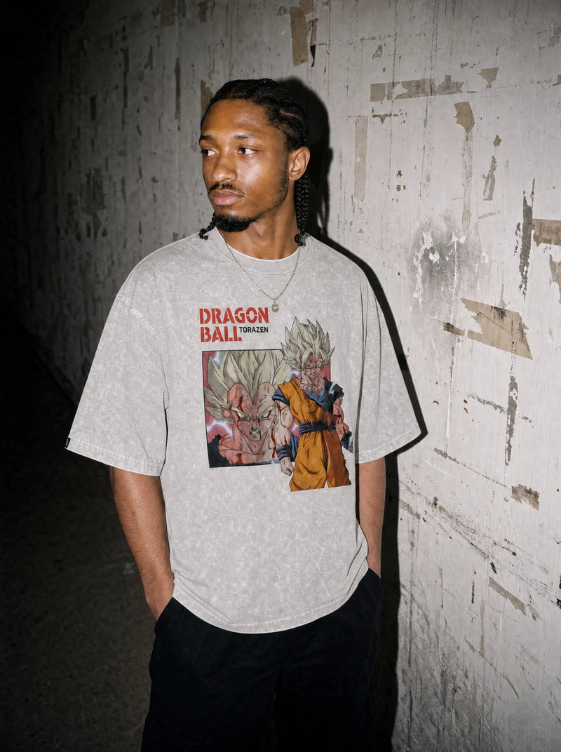 Rival Prince Vintage Tee - Dragon Ball Z-inspired design by Torazen