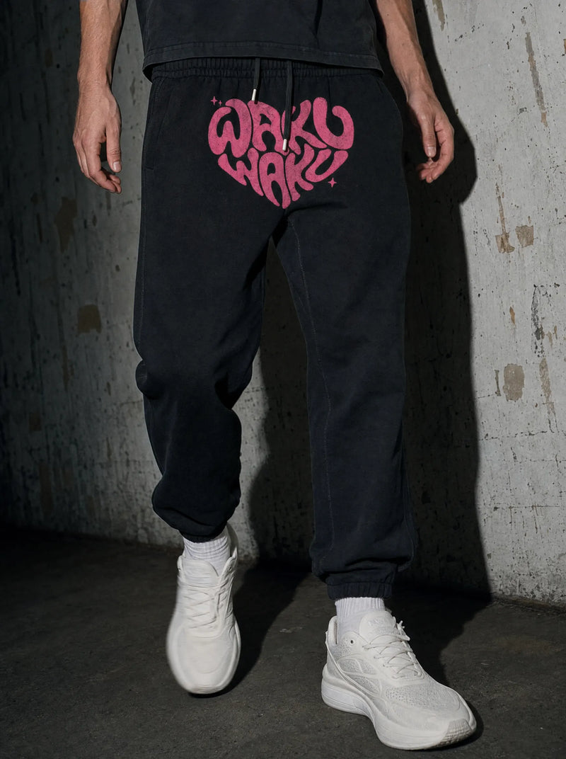 Waku Waku Anya Sweatpants - anime-inspired design by Torazen