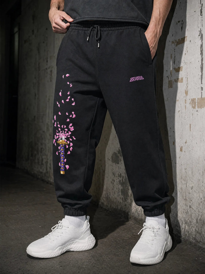 Thousand Blossom Bankai Sweatpants - Bleach-inspired design by Torazen