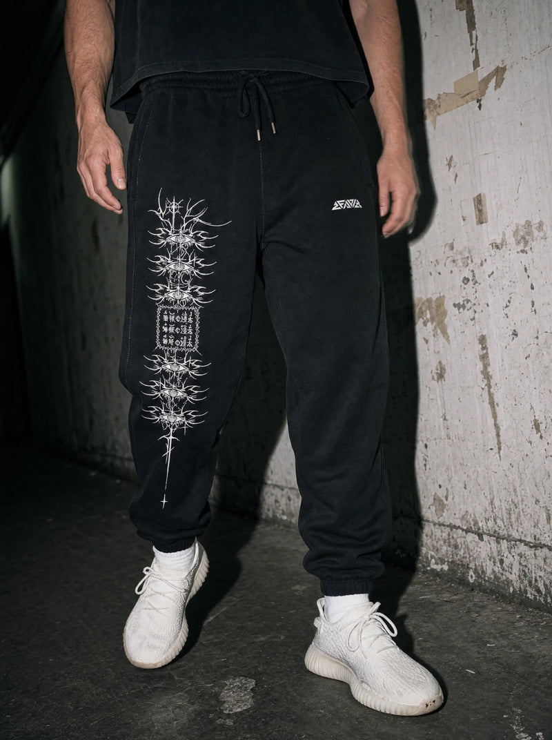 Control Devil CSM Sweatpants - Chainsaw Man-inspired design by Torazen