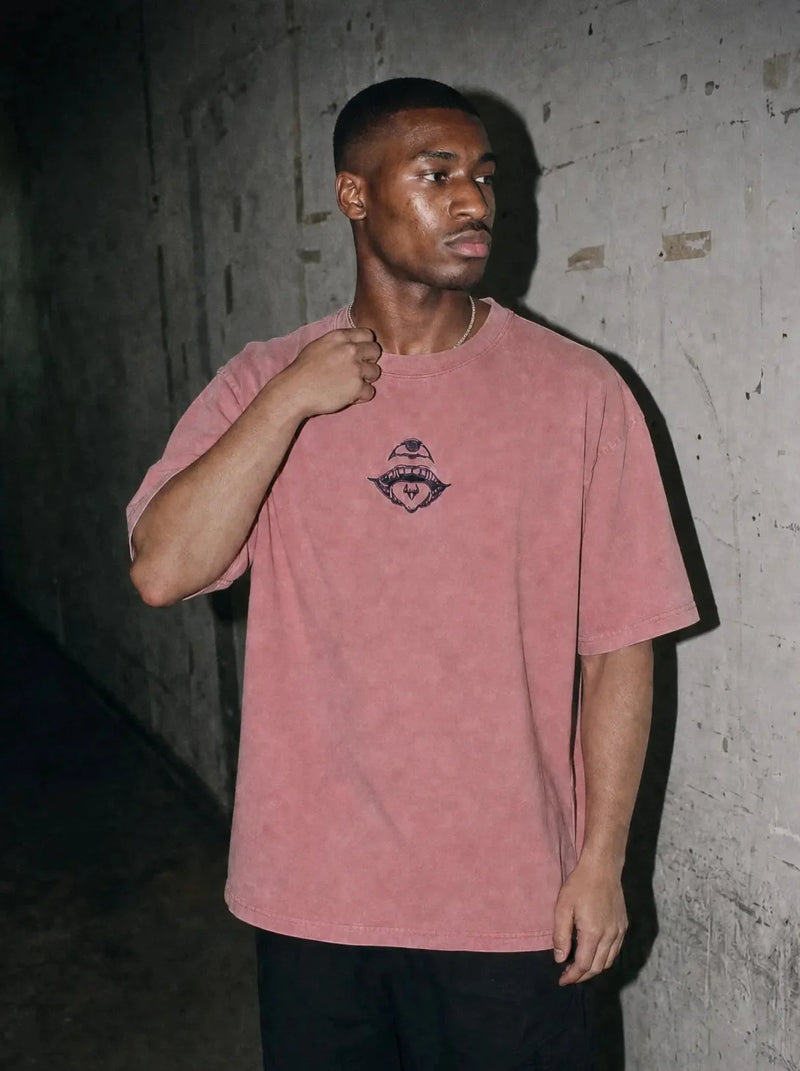 Ryomen Embroidered Vintage Tee - Jujutsu Kaisen-inspired design by Torazen