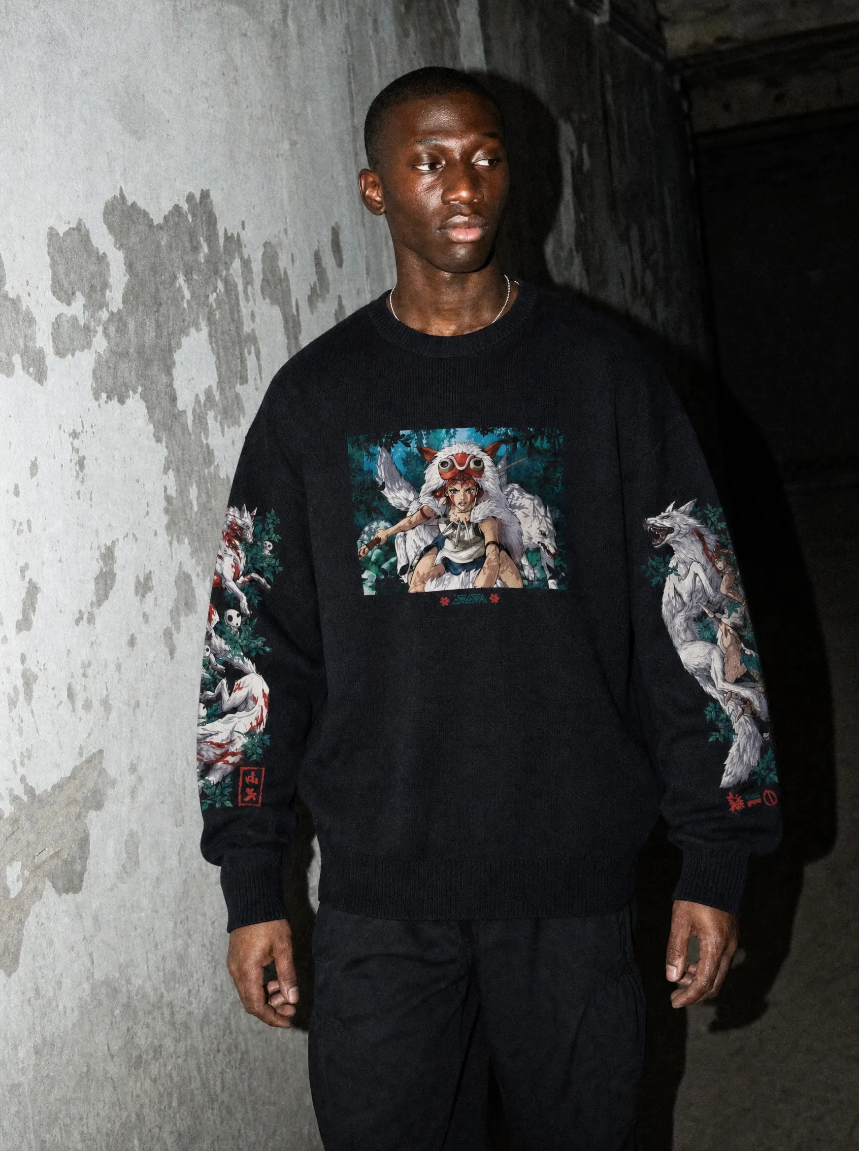 OTH ✦ Mononoke Knitted Sweater on-model PDP image