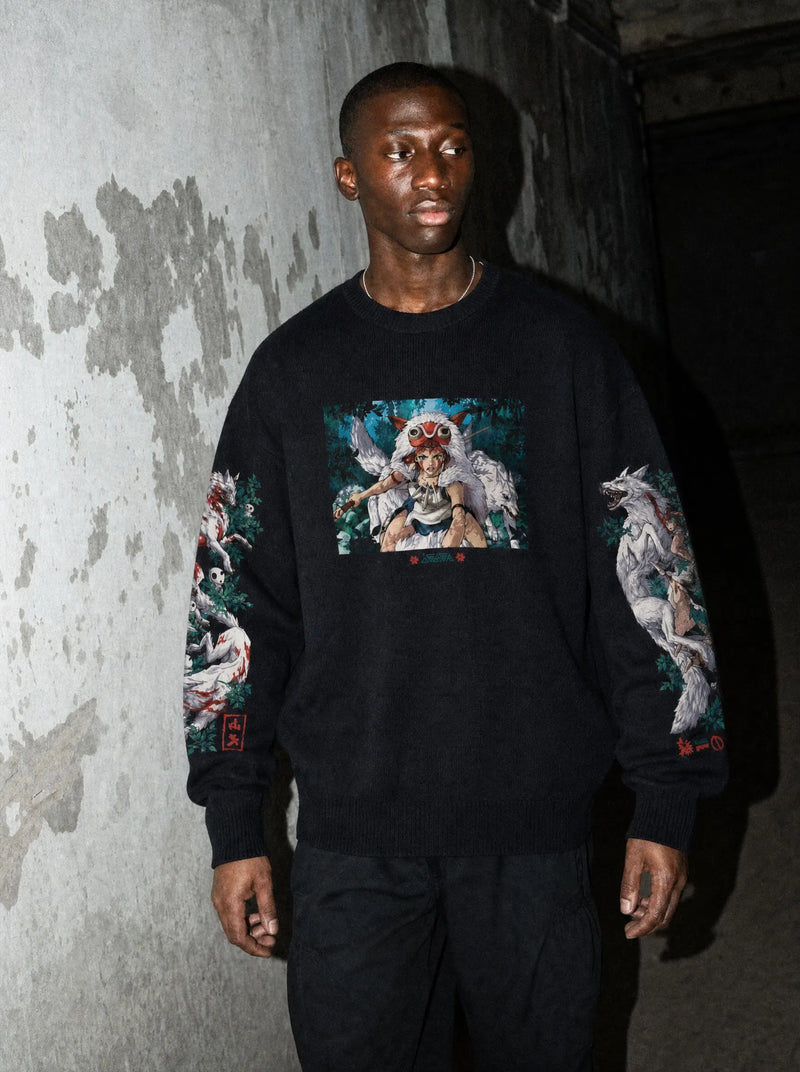 OTH ✦ Mononoke Knitted Sweater on-model PDP image