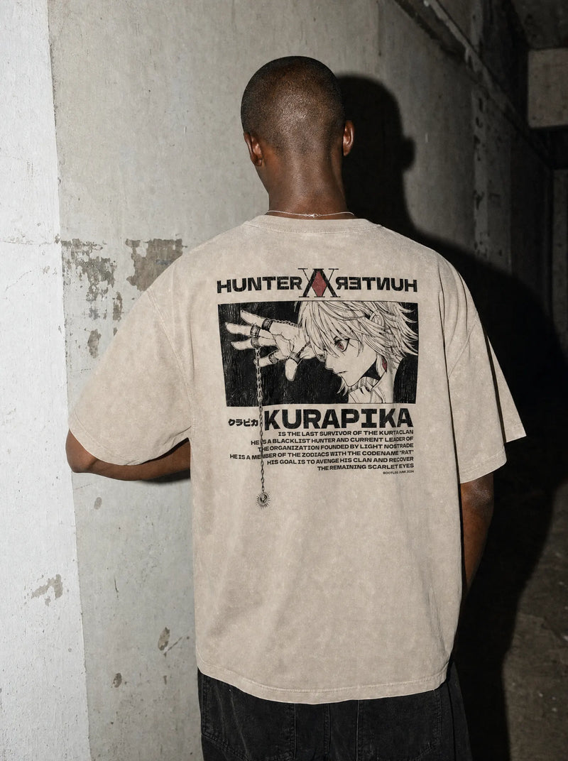 Scarlet Chains Last Survivor Vintage Tee - Hunter x Hunter-inspired design by Torazen