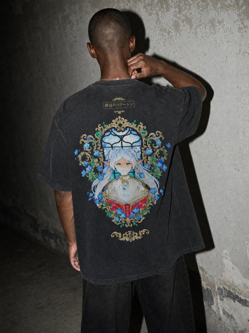 Frieren's Journey Vintage Tee - Frieren-inspired design by Torazen