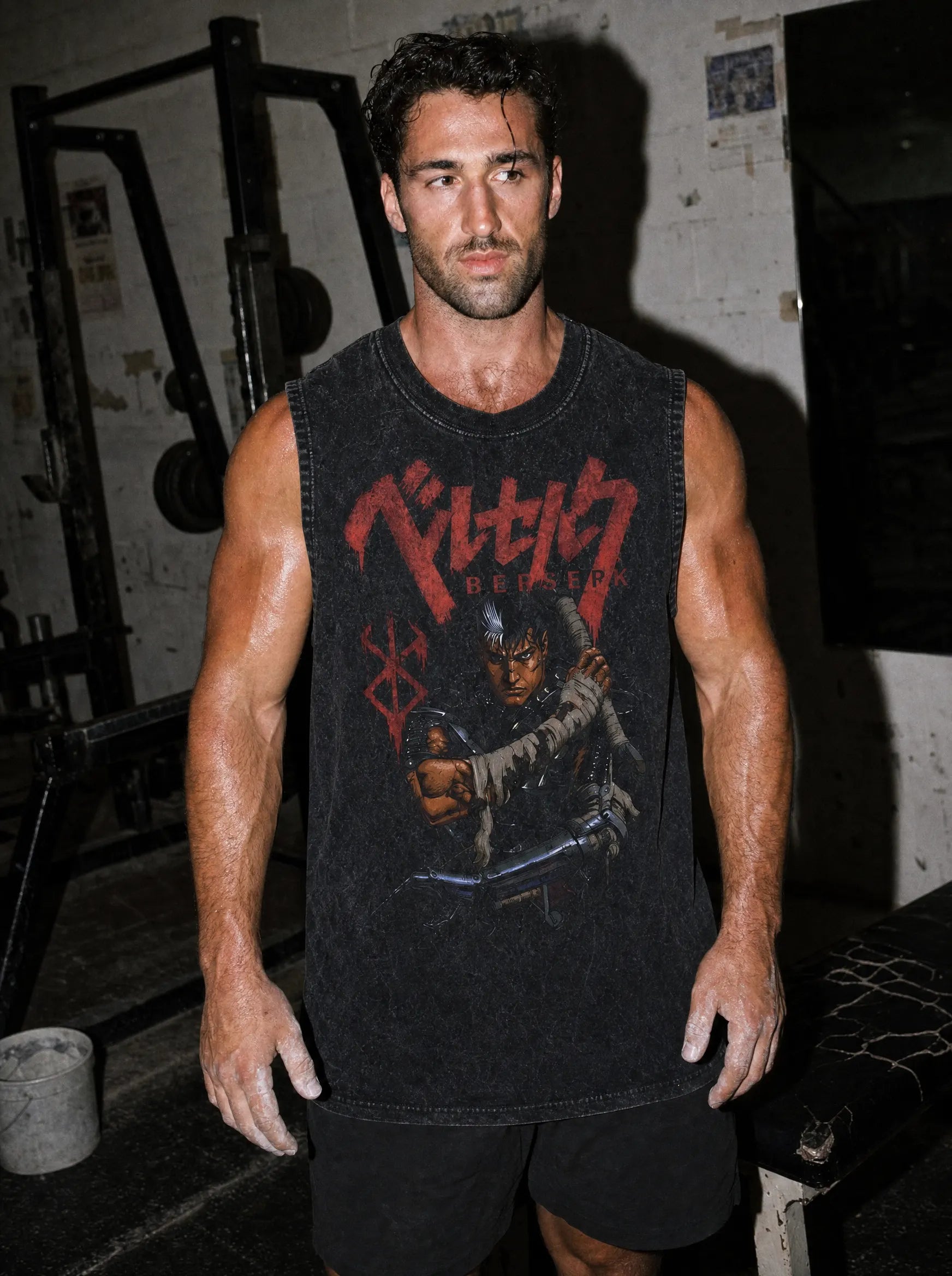 BSRK ✦ Black Swordsman Struggler Vintage Tank Top