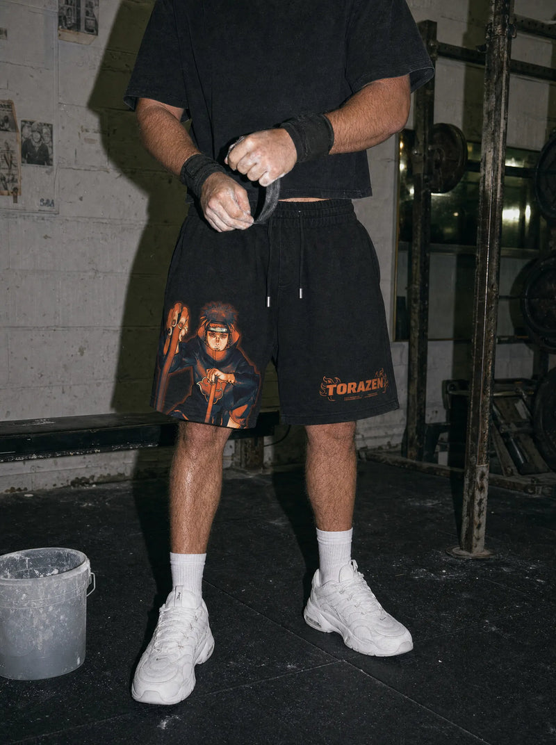 Pain Devastator Shorts - Naruto-inspired design by Torazen