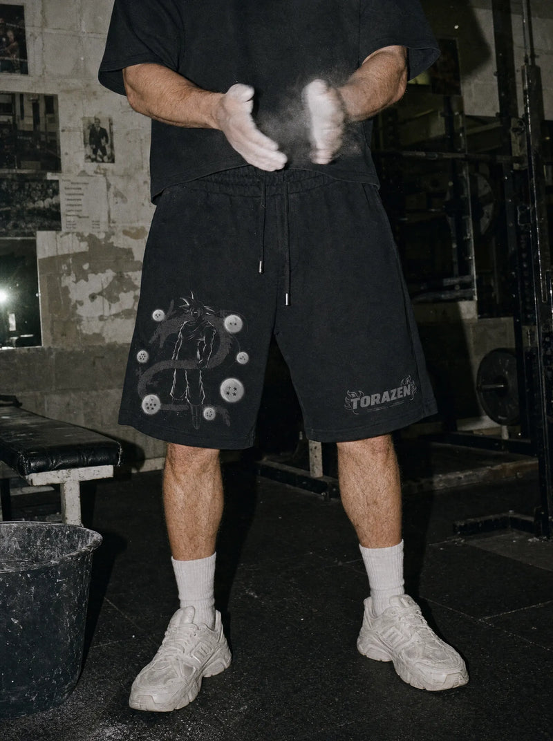 Saiyan Prodigy Shorts - Dragon Ball Z-inspired design by Torazen