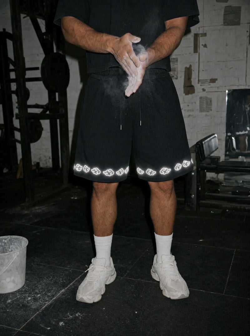 Clouded Reflective Shorts - Naruto-inspired design by Torazen