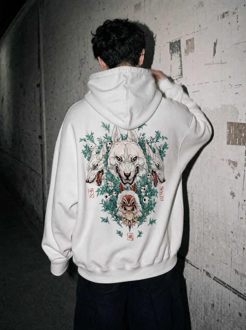 Spirit of the Forest Hoodie - Studio Ghibli-inspired design by Torazen