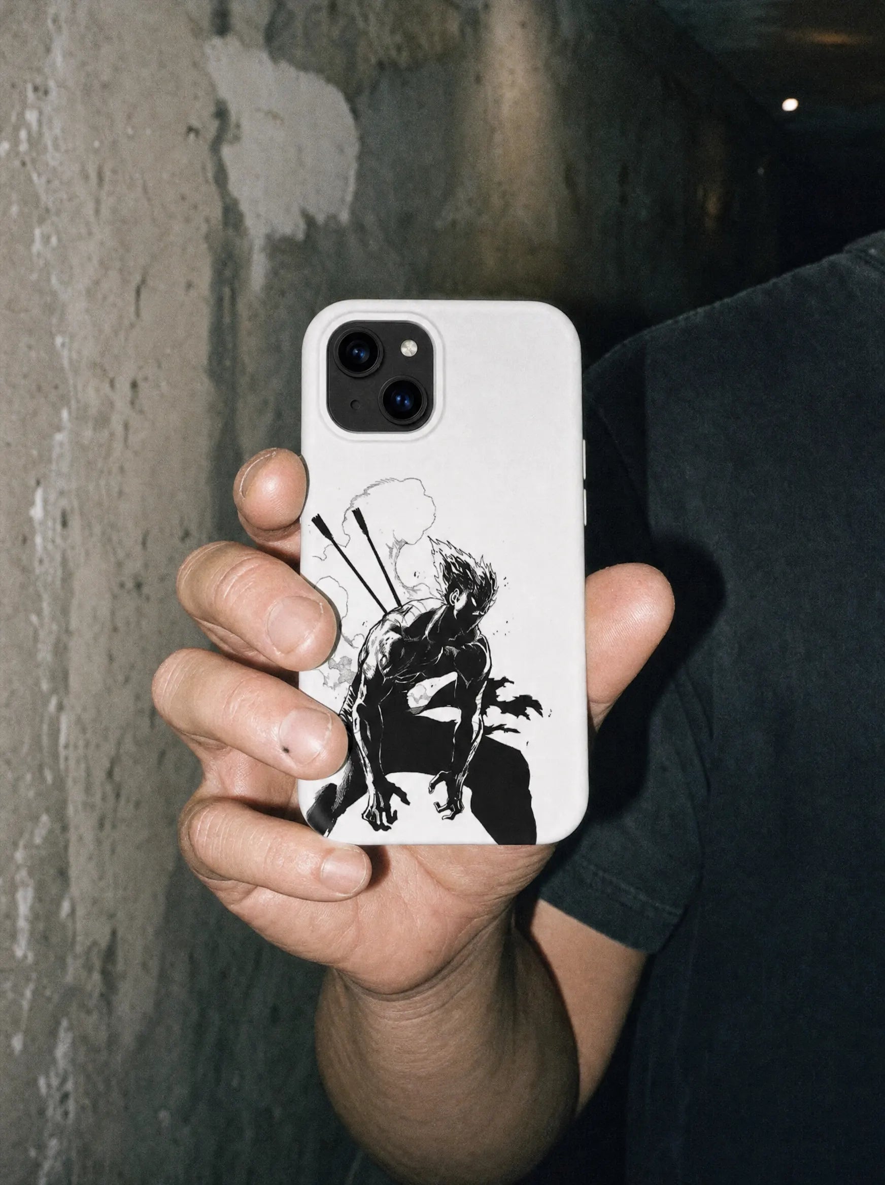 OTH ✦ Human Monster iPhone Case on-model PDP image