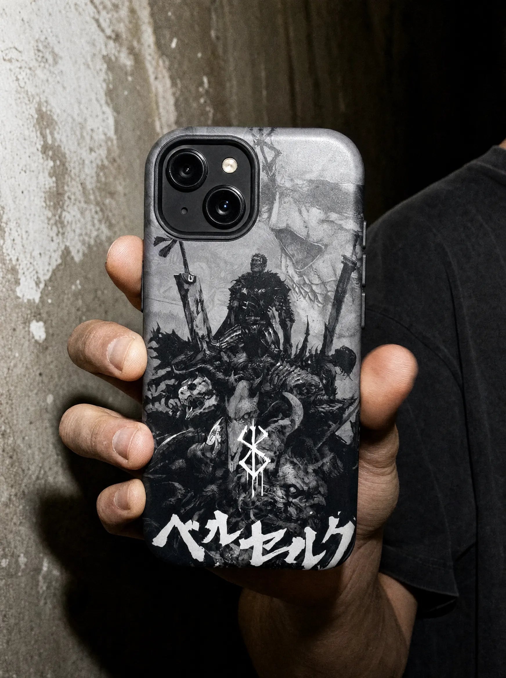 BSRK ✦ Dark Eclipse iPhone Case on-model PDP image