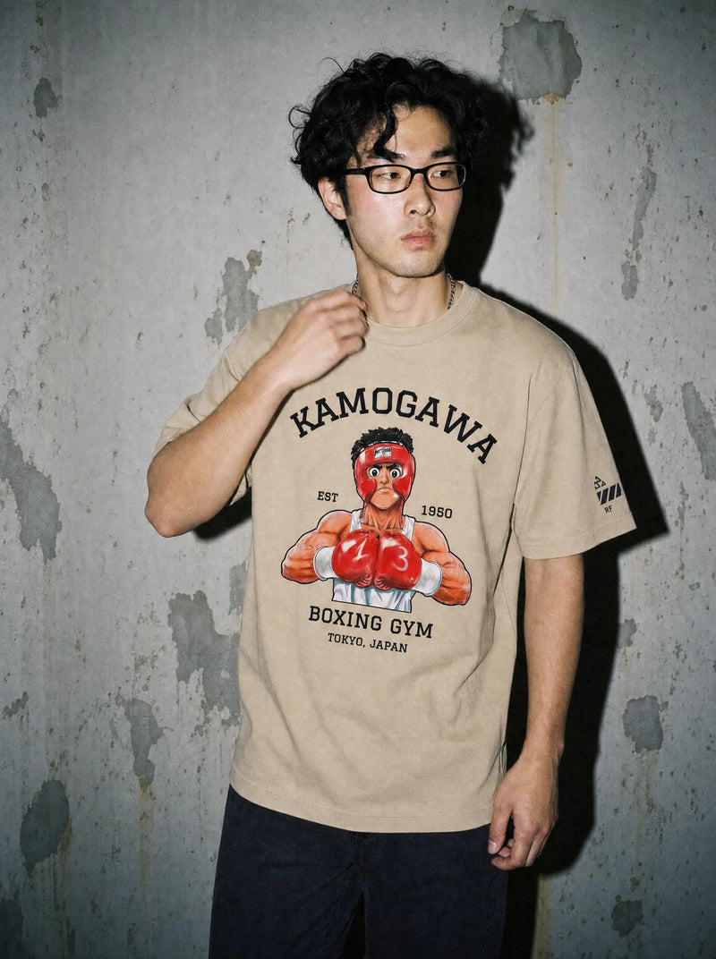 IPPO ✦ Hajime No Ippo Practice Tee on-model PDP image