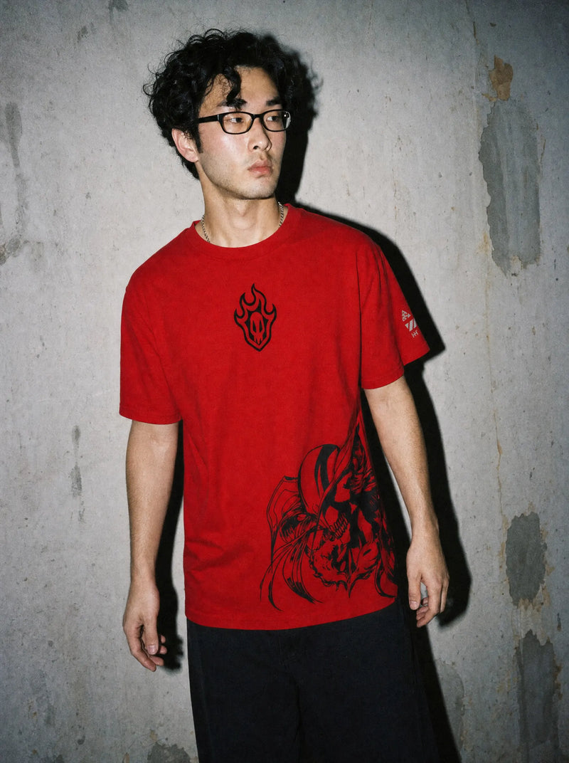 BLCH ✦ Hollow Graphic Tee on-model PDP image