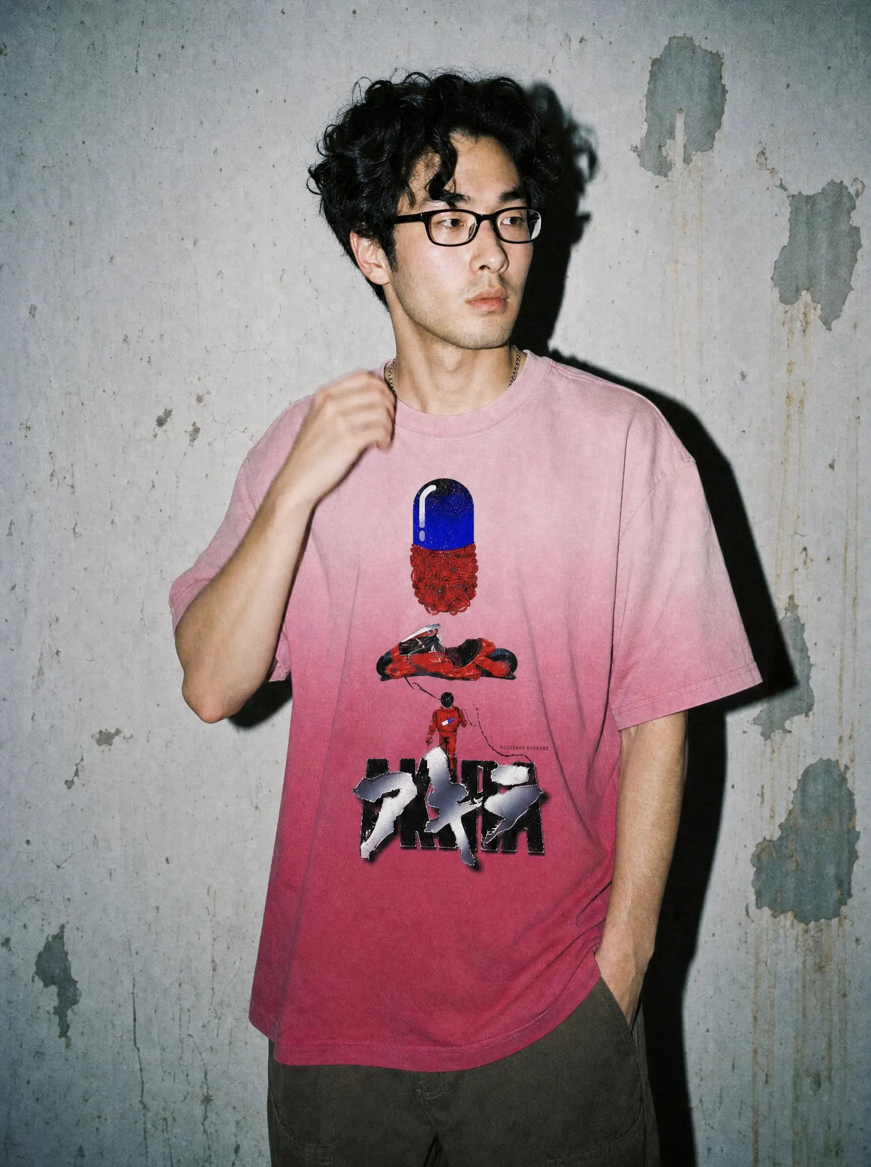 CSM ✦ Akira Tie Dye Tee on-model PDP image