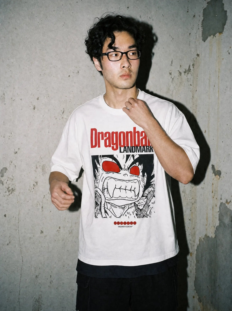 DBZ ✦ DB Manga Retro Tee on-model PDP image