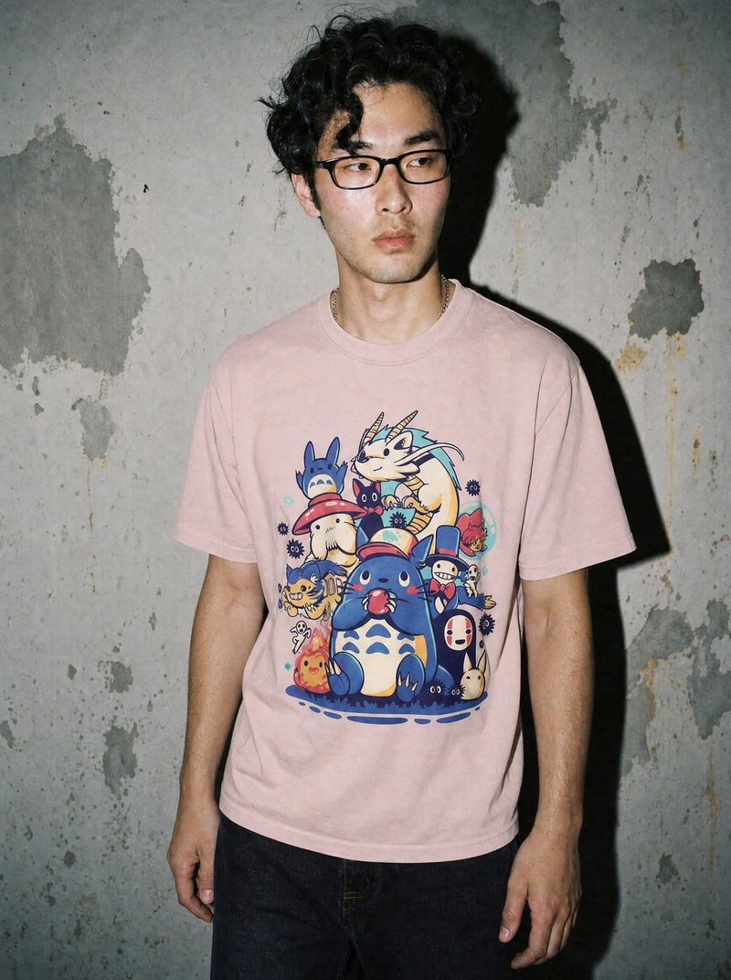 GHIBLI ✦ Spirits and Friends Graphic Tee on-model PDP image