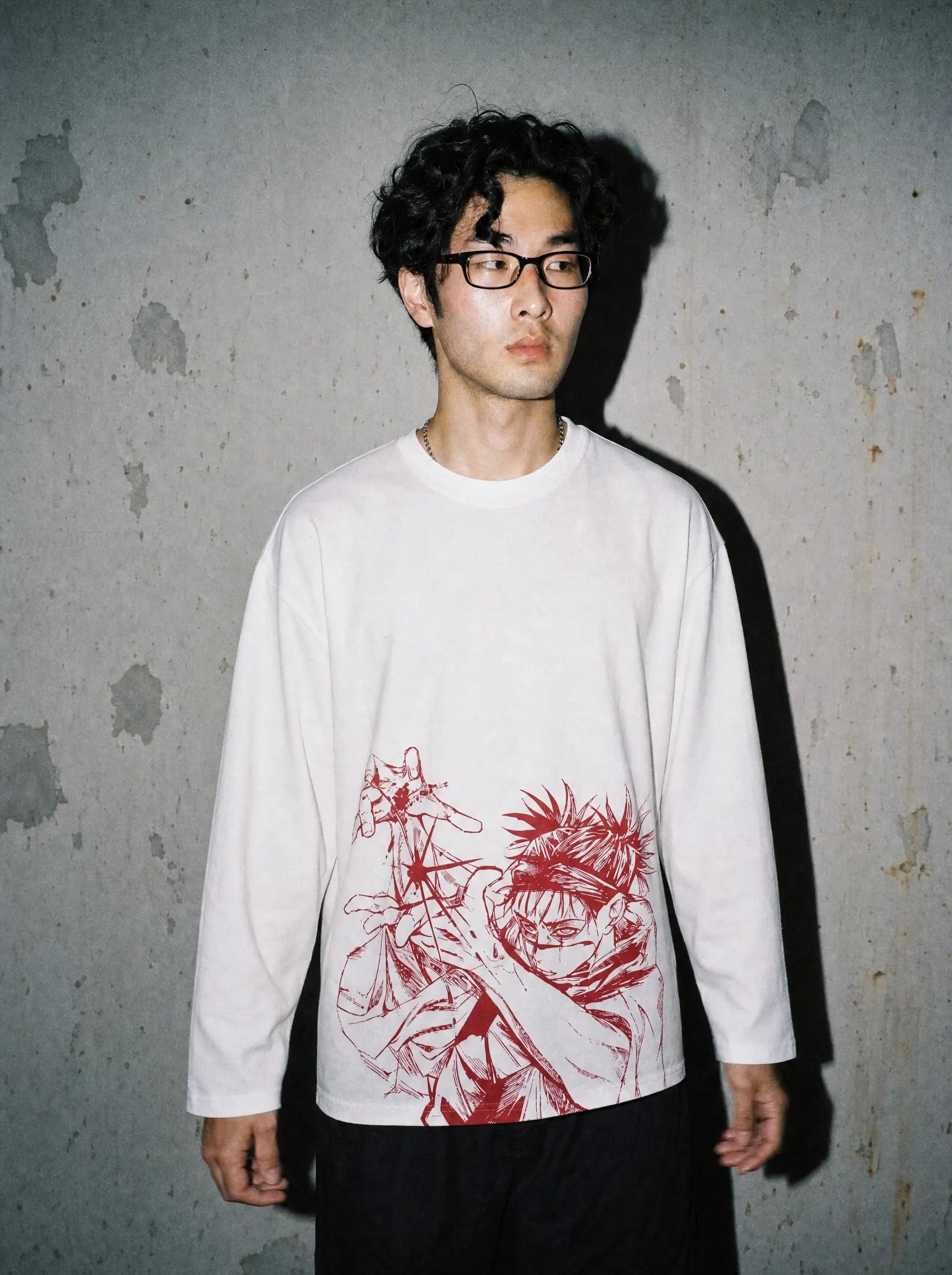 JJK ✦ Choso Long Sleeve Tee on-model PDP image