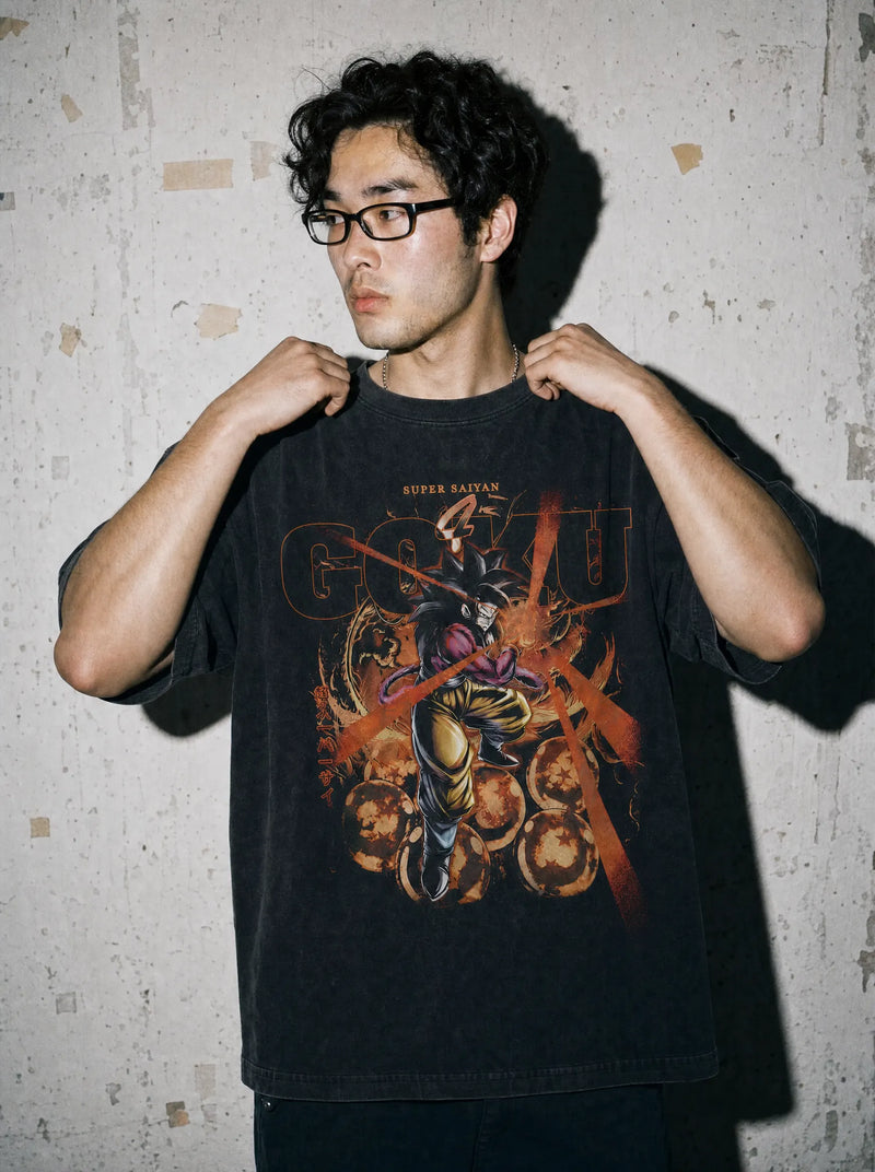 SS4 Kakarot Vintage Tee - Dragon Ball Z-inspired design by Torazen