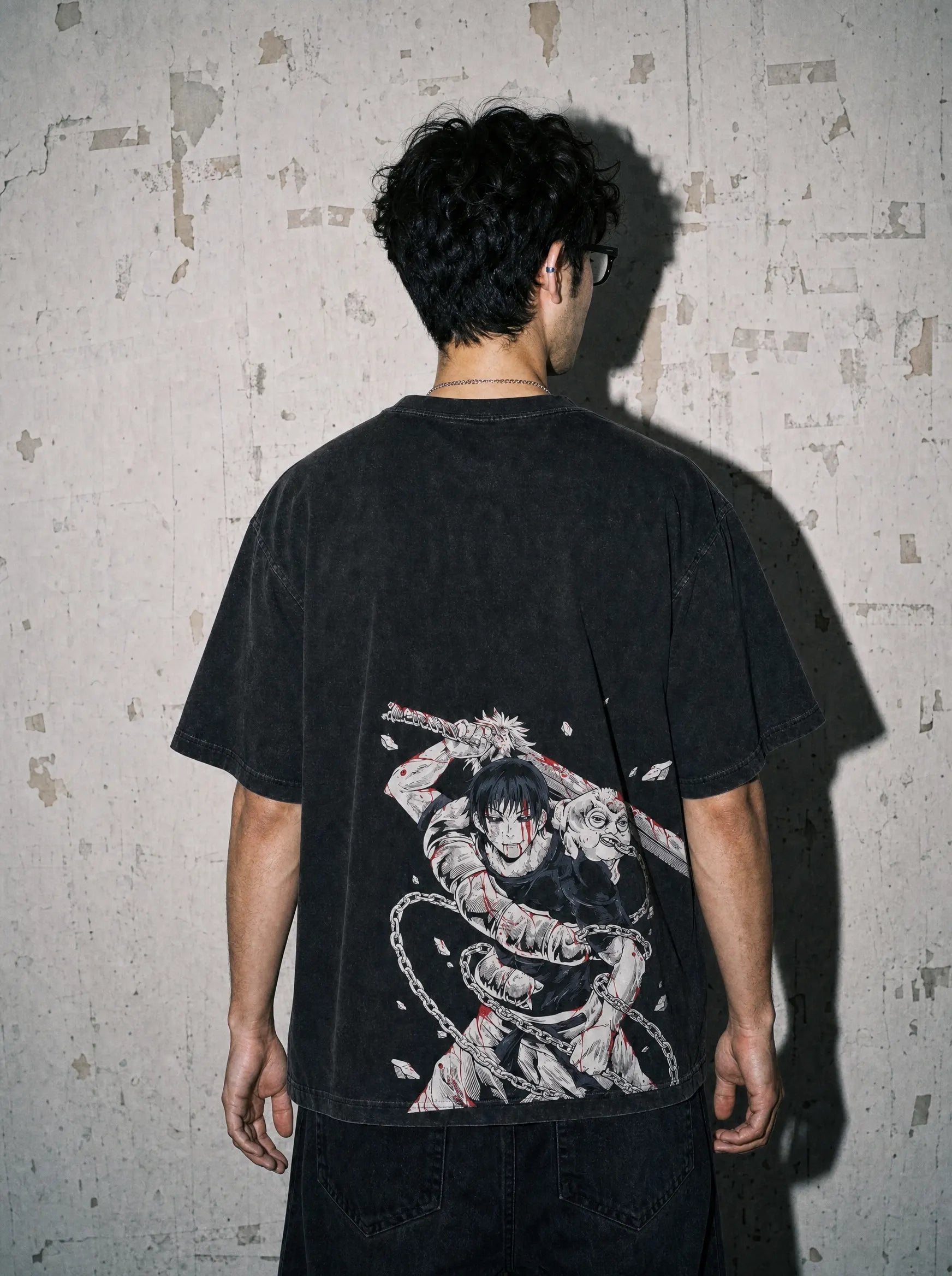 JJK ✦ Divine Border Toji 2-Sided Vintage Tee