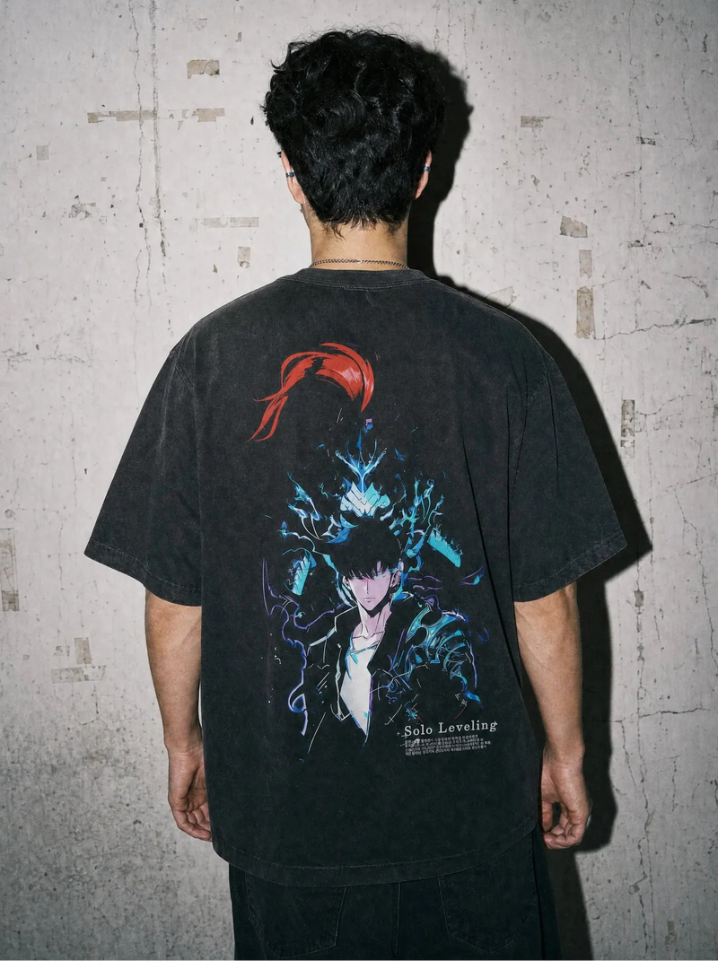 Arise Monarch’s Call Vintage Tee - Solo Leveling-inspired design by Torazen