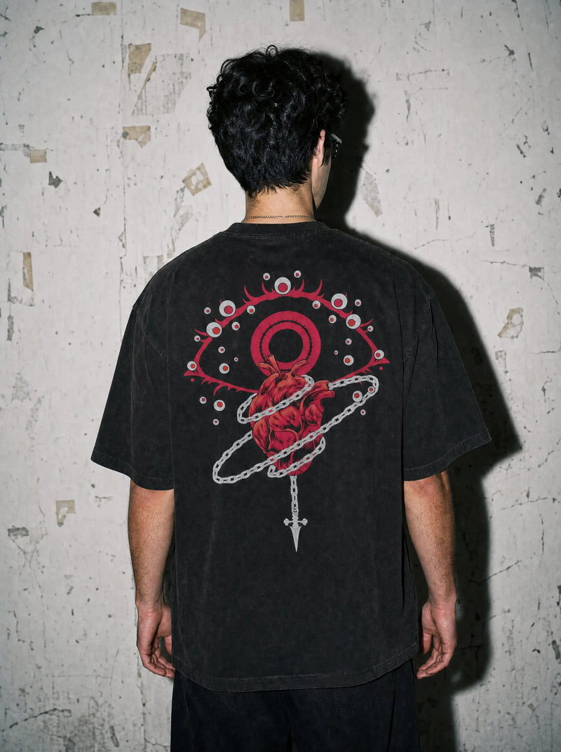 Chain Jail 2-Sided Vintage Tee - Hunter x Hunter-inspired design by Torazen