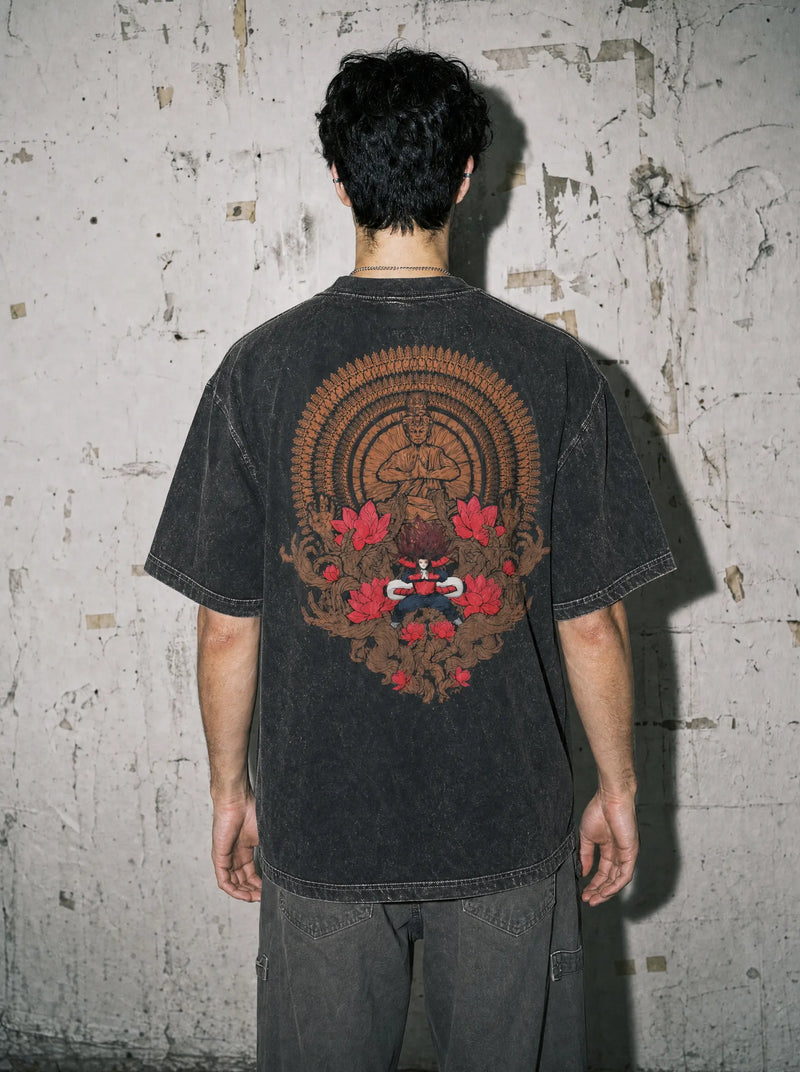 Senju: Legacy of the Sage Vintage Tee - Naruto-inspired design by Torazen