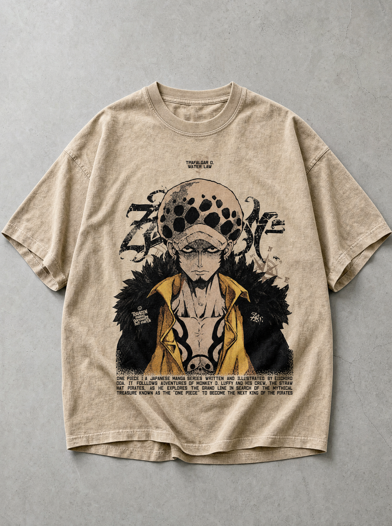 Scalpel Sovereign Vintage Tee - front flat lay on concrete, vintage-washed vintage tee