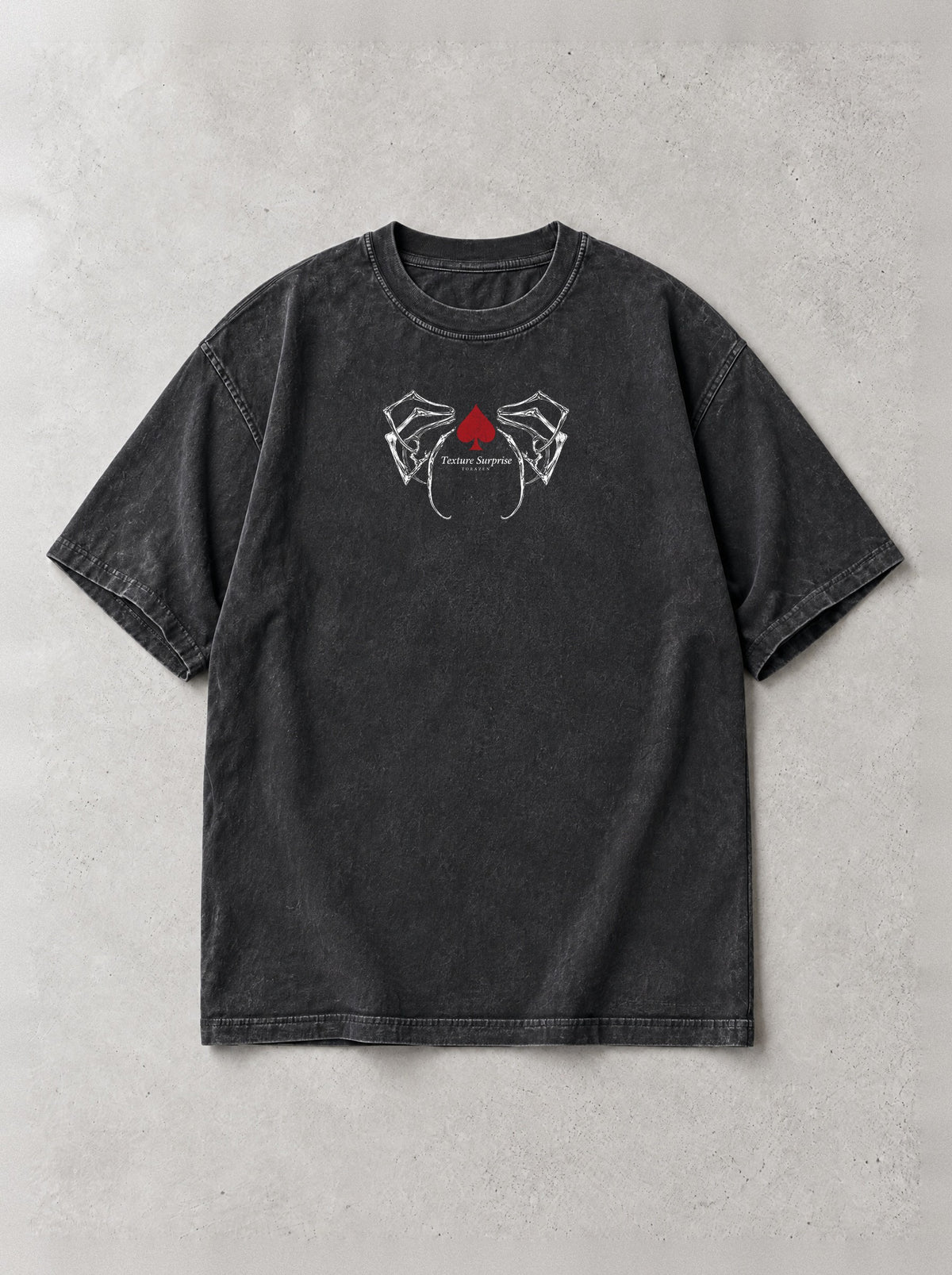 Bungee Gum Grin Vintage Tee by Torazen, front view