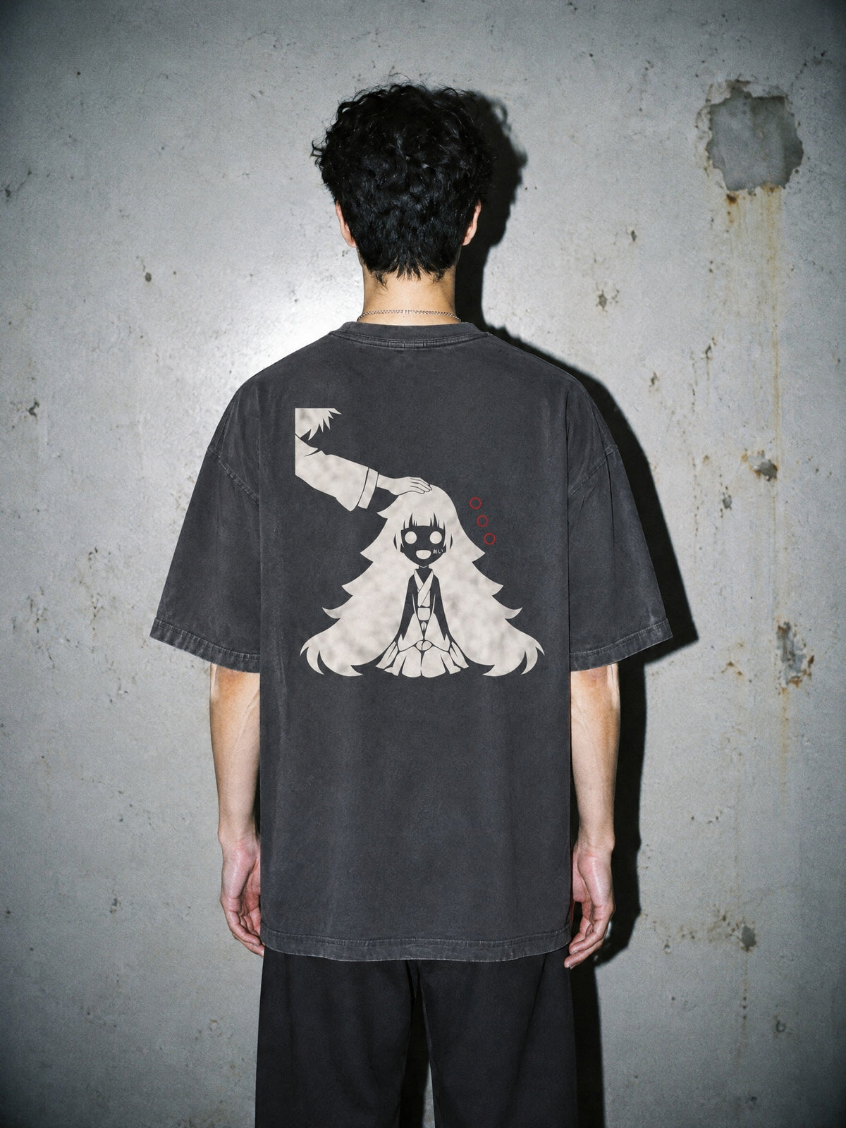 HXH ✦ Nanika Wish Vintage Tee by Torazen, worn on model