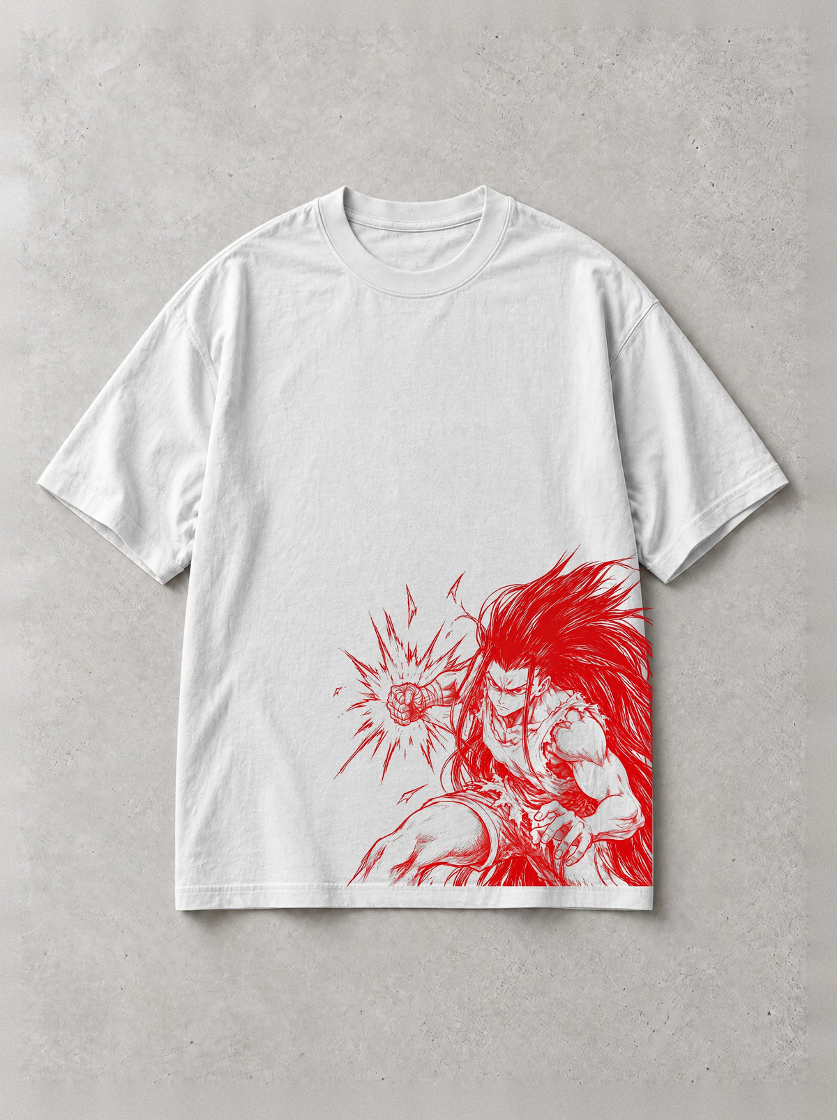 Scarlet Adult Fury Vintage Tee - Hunter x Hunter-inspired design by Torazen, front view