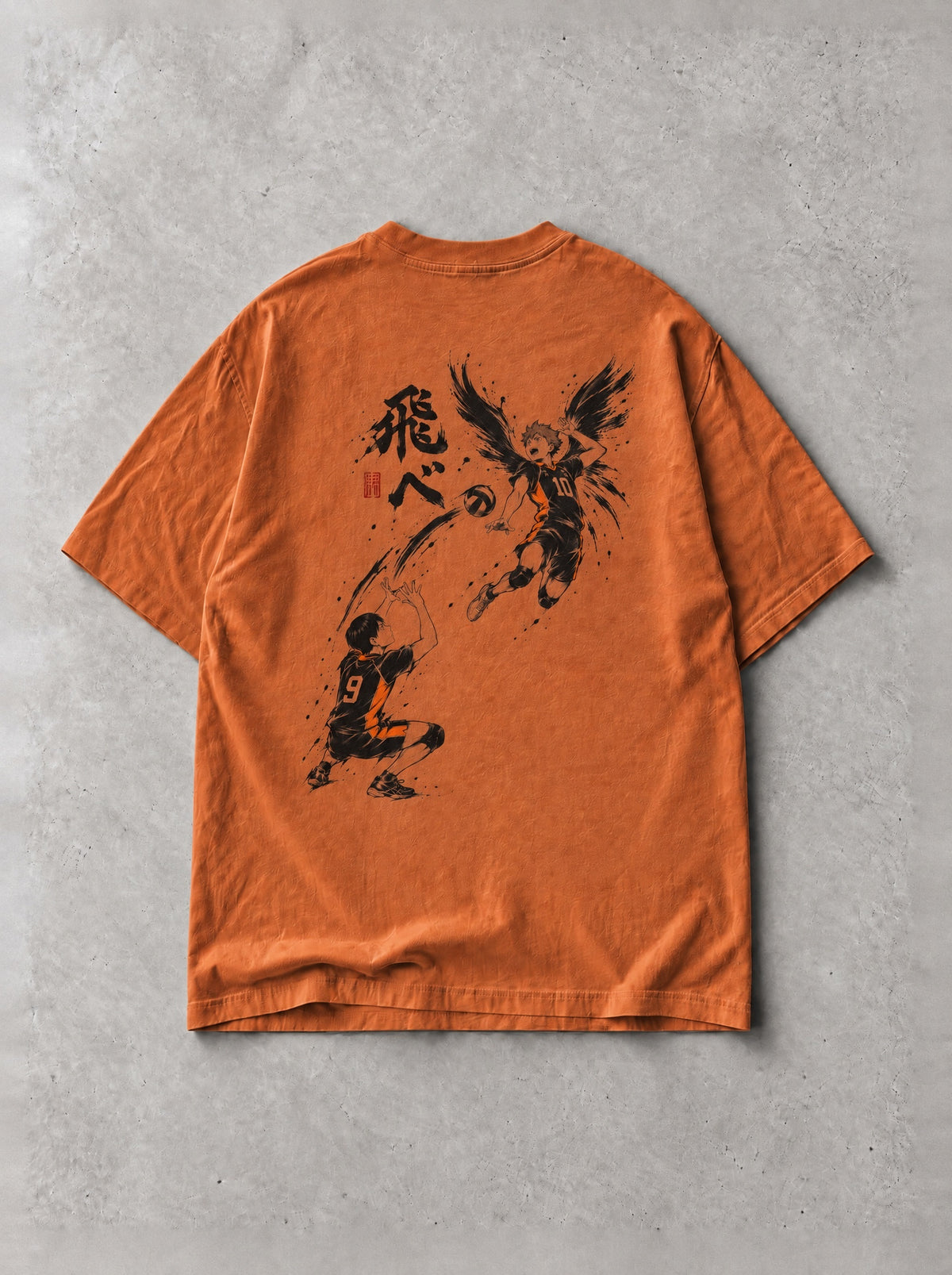 Freak Quick Tee - Haikyuu-inspired design by Torazen, back view
