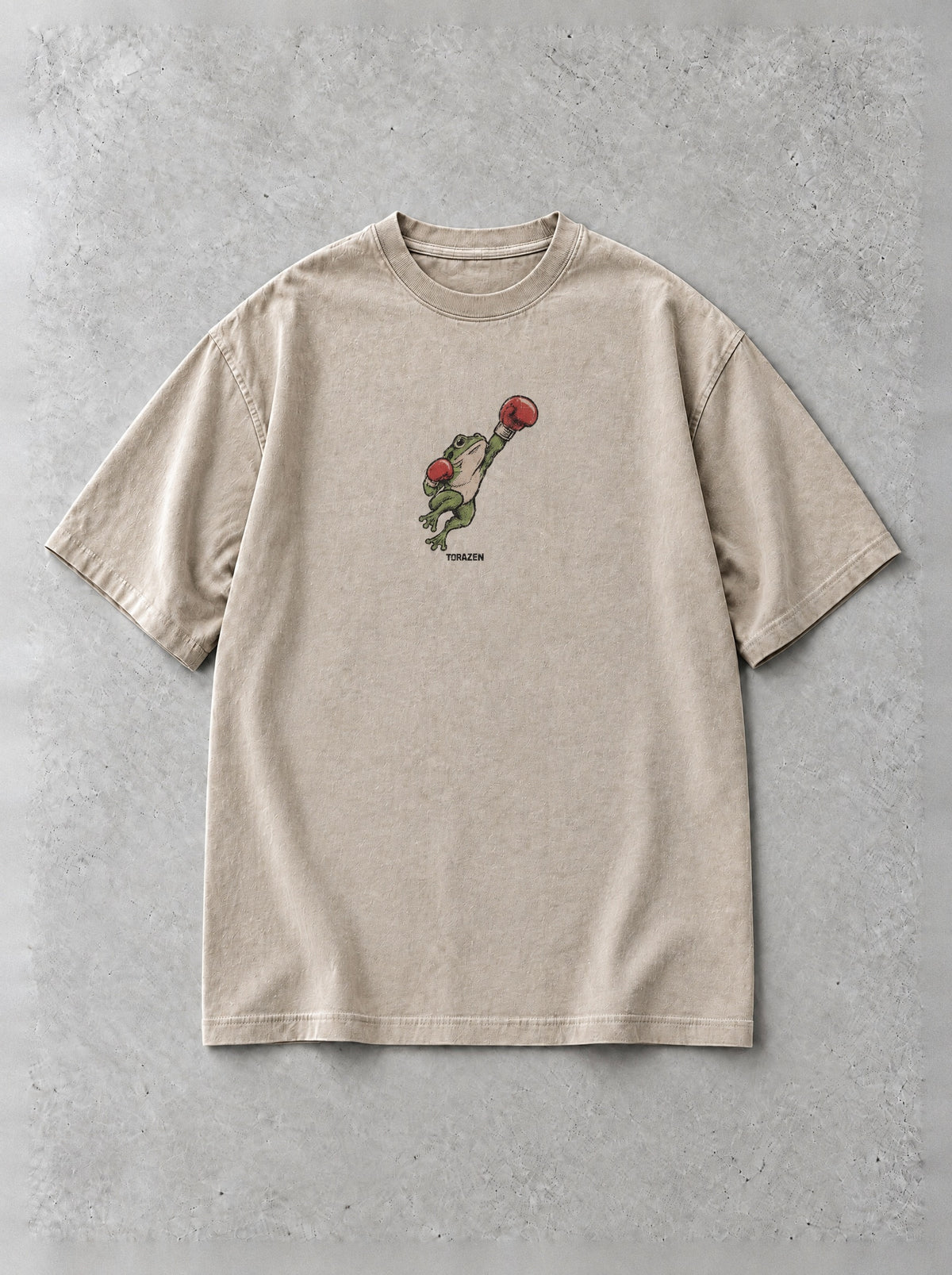 Frog Punch Vintage Tee by Torazen, front view